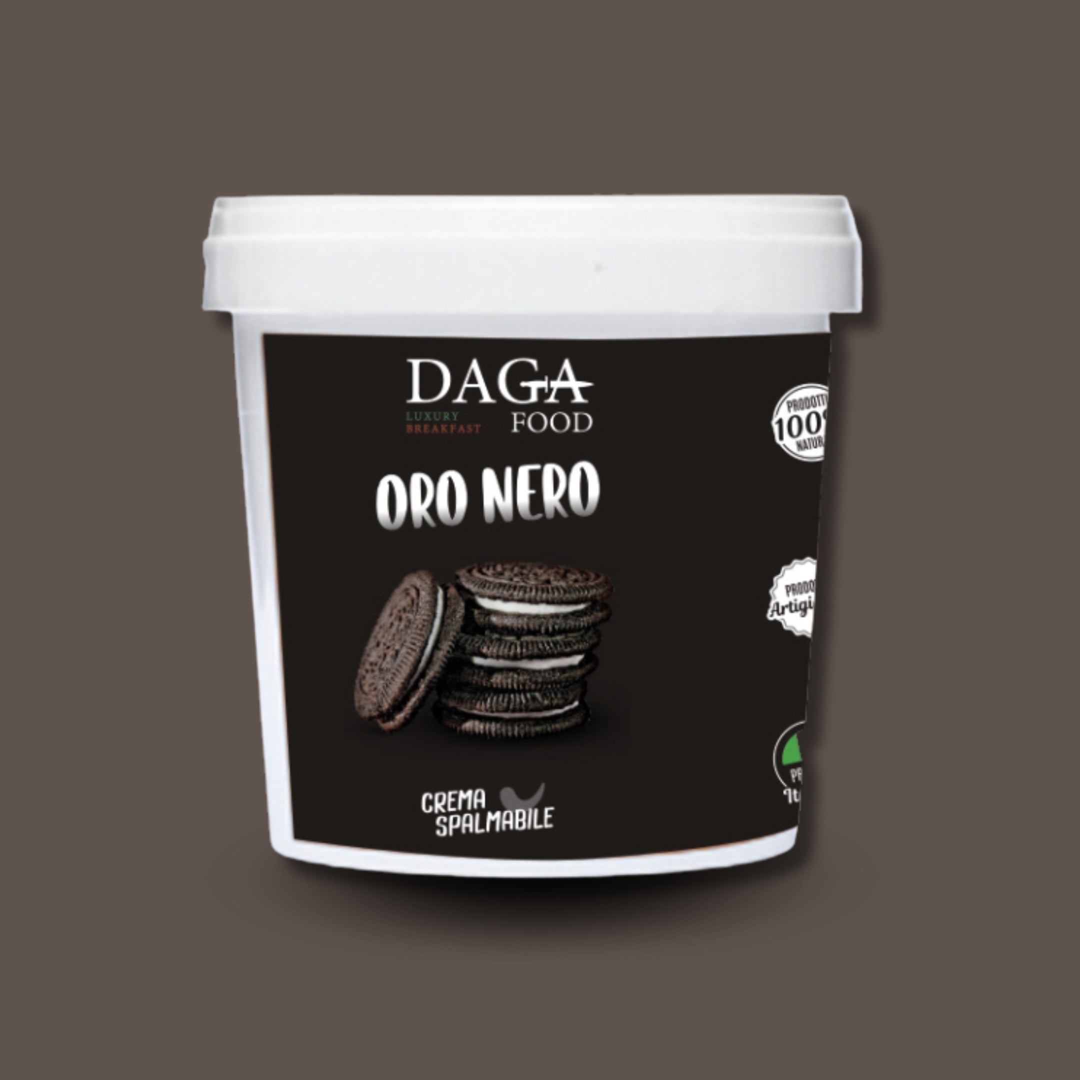 ORO NERO CREMA SPALMABILE ARTIGIANALE "SECCHIO DA 1KG/3/KG"