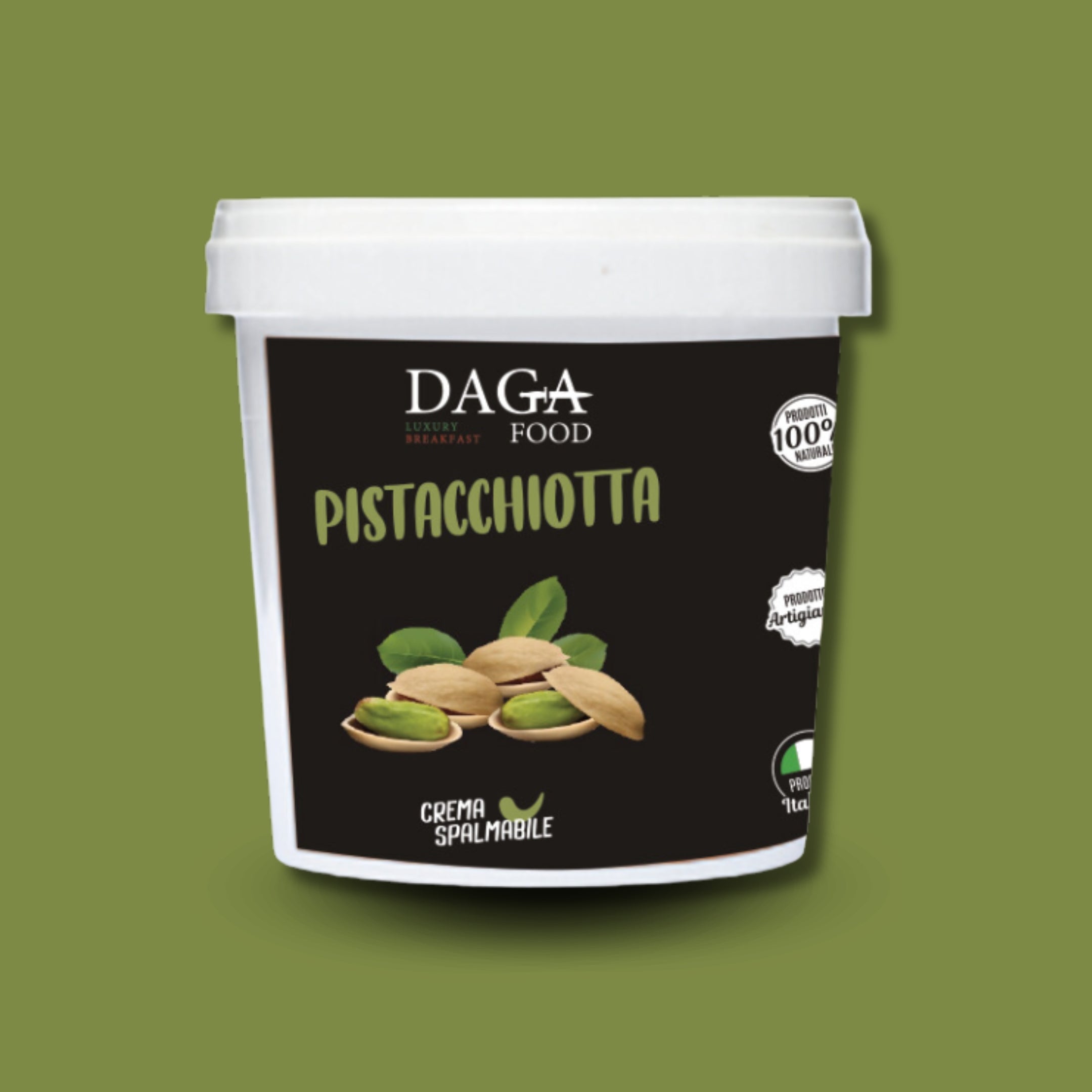 CREMA di PISTACCHIO 15% SPALMABILE ARTIGIANALE "SECCHIO DA 1KG"