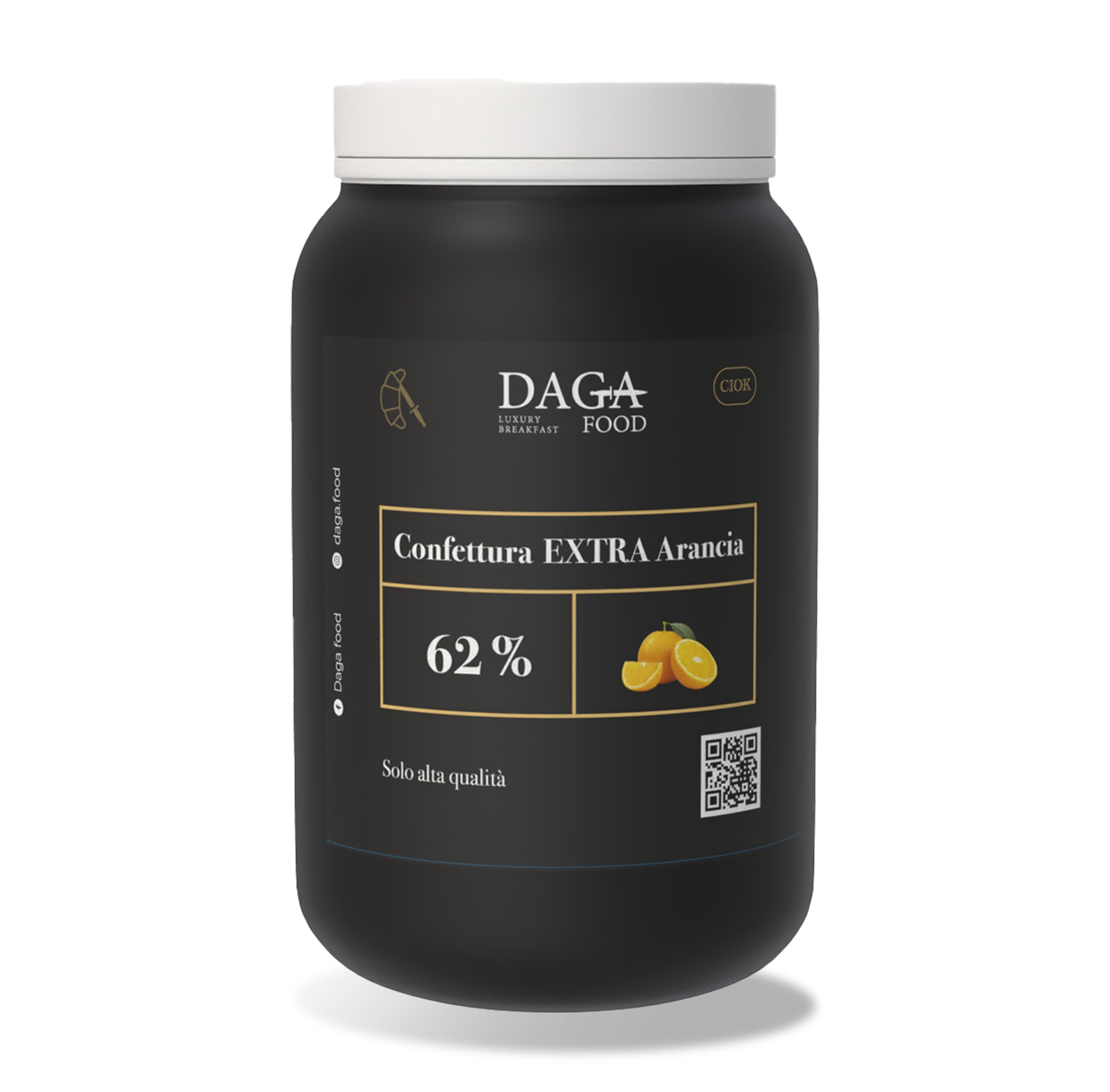 Arancia 62% crema spalmabile artigianale lovecream formato secchiello 1,3 Kg