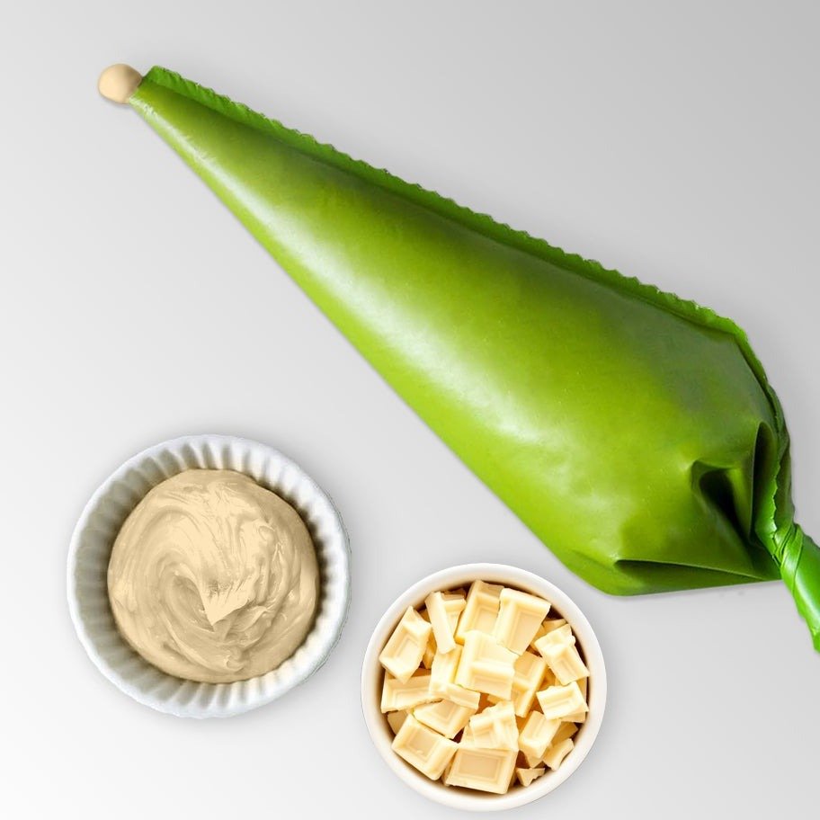 4 Pz crema spalmabile in sac à poche CIOCCOLATA BIANCA da 500g