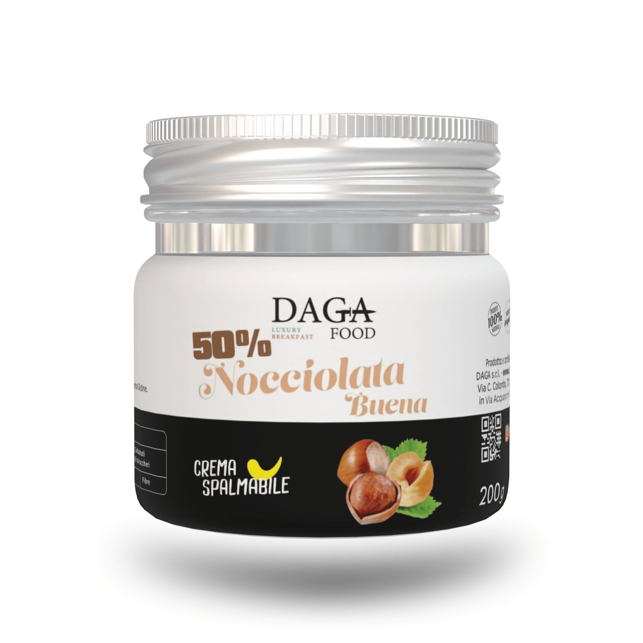 VASETTO Nocciolata buena 50% 200g (CARTONE DA 6PZ) - DAGA FOOD