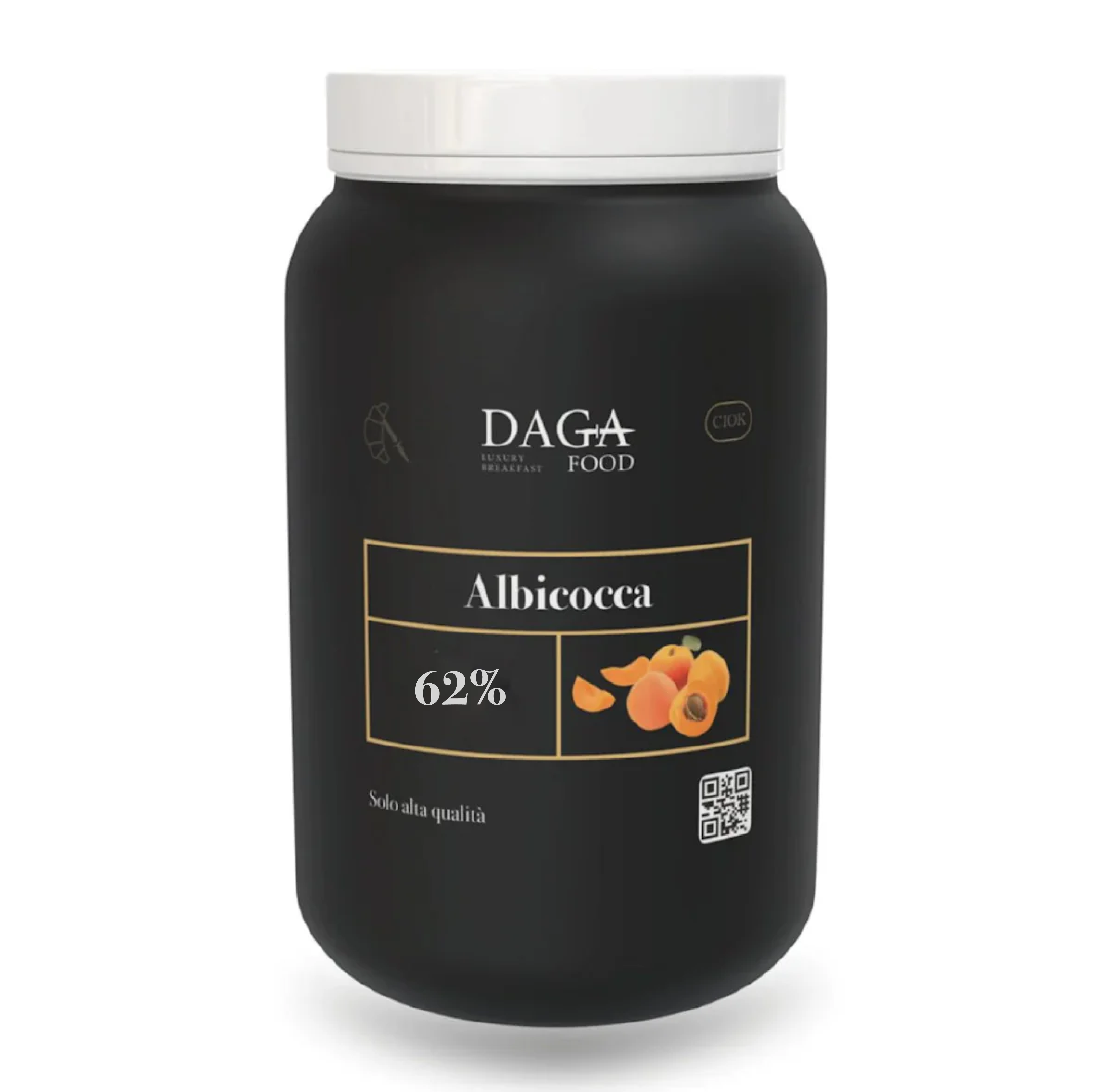 ALBICOCCA 62% crema spalmabile artigianale lovecream formato secchio da 1,3 Kg