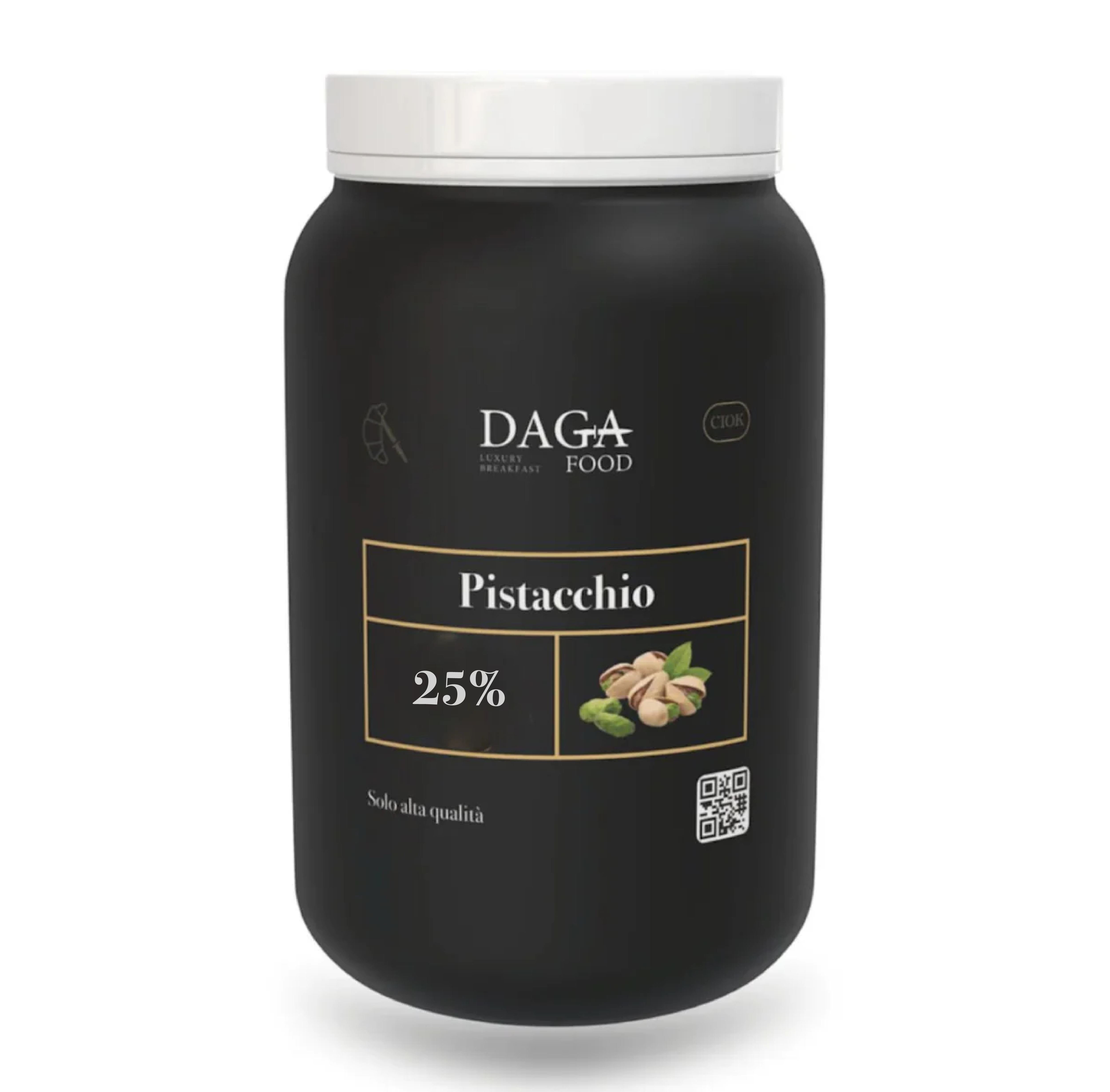 PISTACCHIO 25% crema spalmabile artigianale lovecream formato secchio da 1,3 Kg